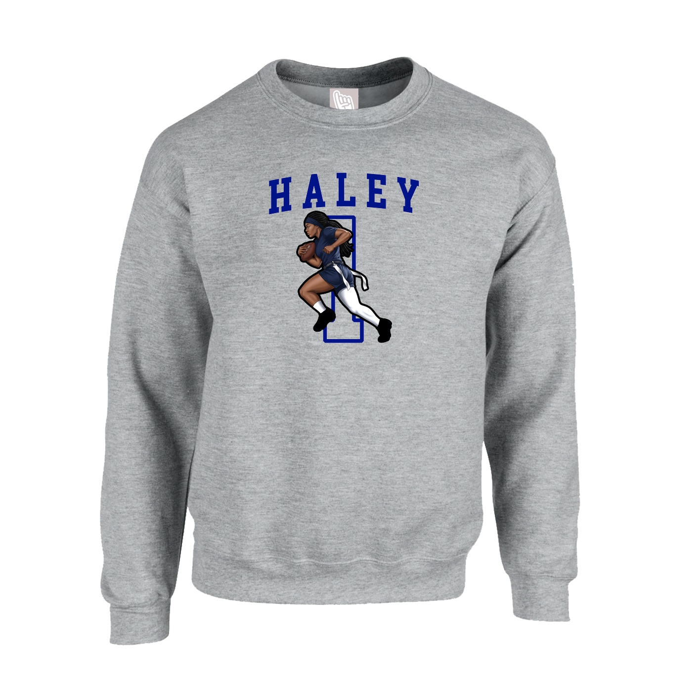 Fleece Crew — Shirsey in Grey