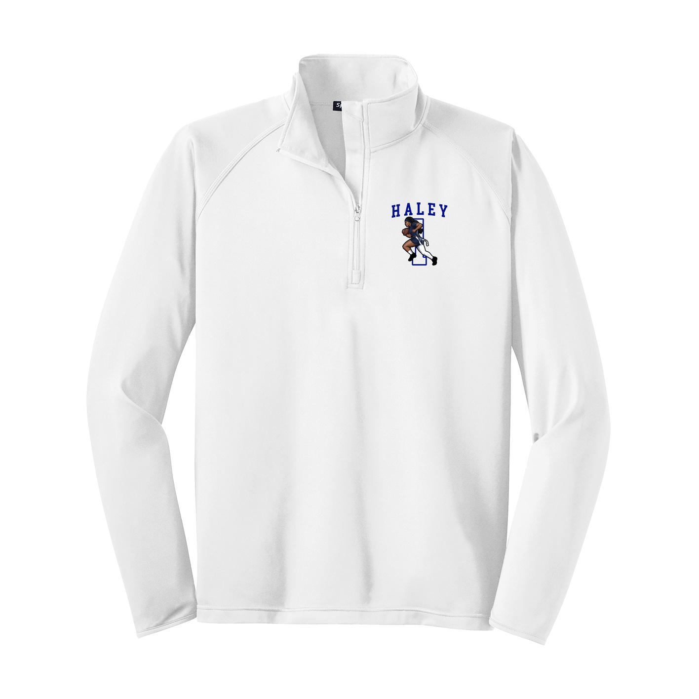 Q-Zip Pullover — Shirsey in White