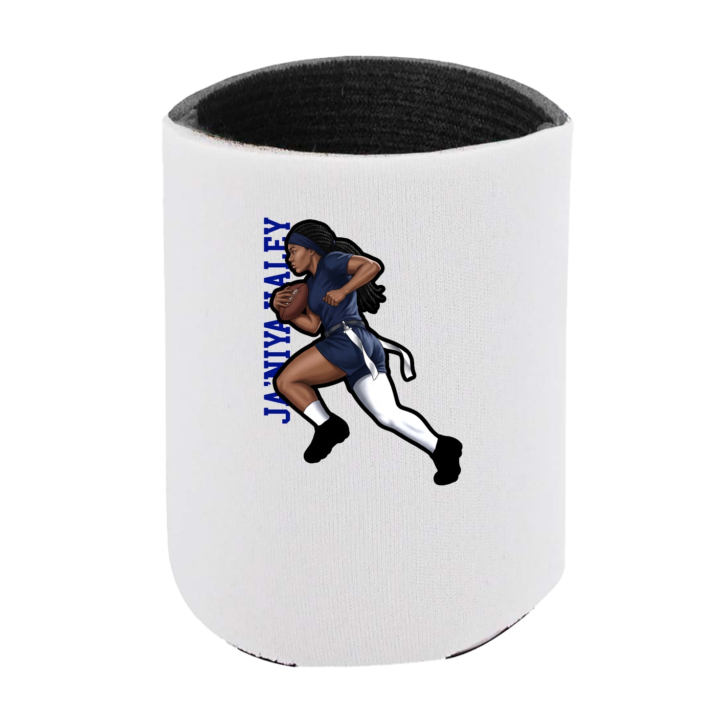 Can Holder — Name Vertical in White