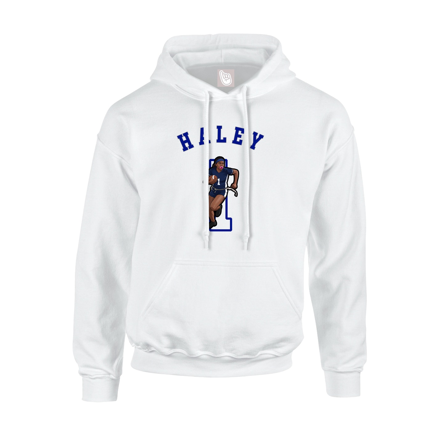 Youth Hoodie — Shirsey Arch in White