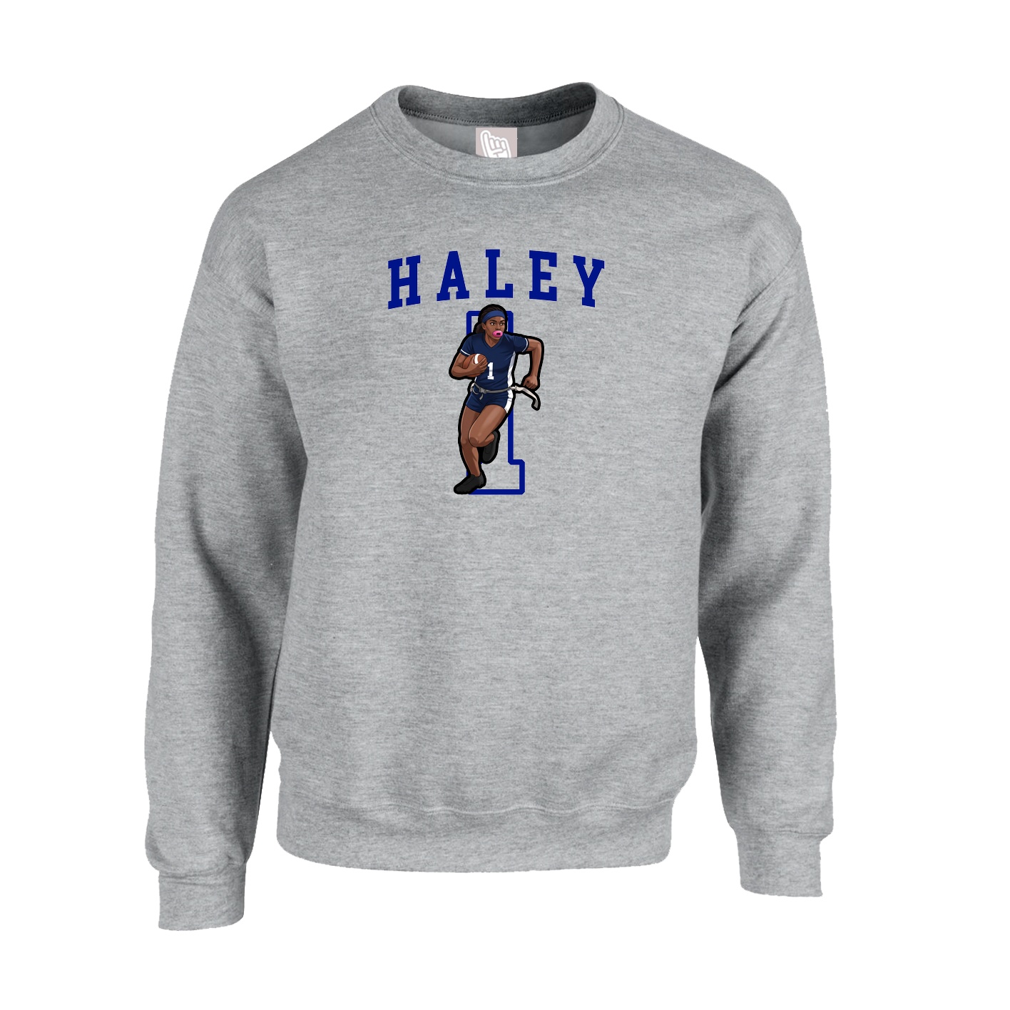 Fleece Crew — Shirsey in Grey