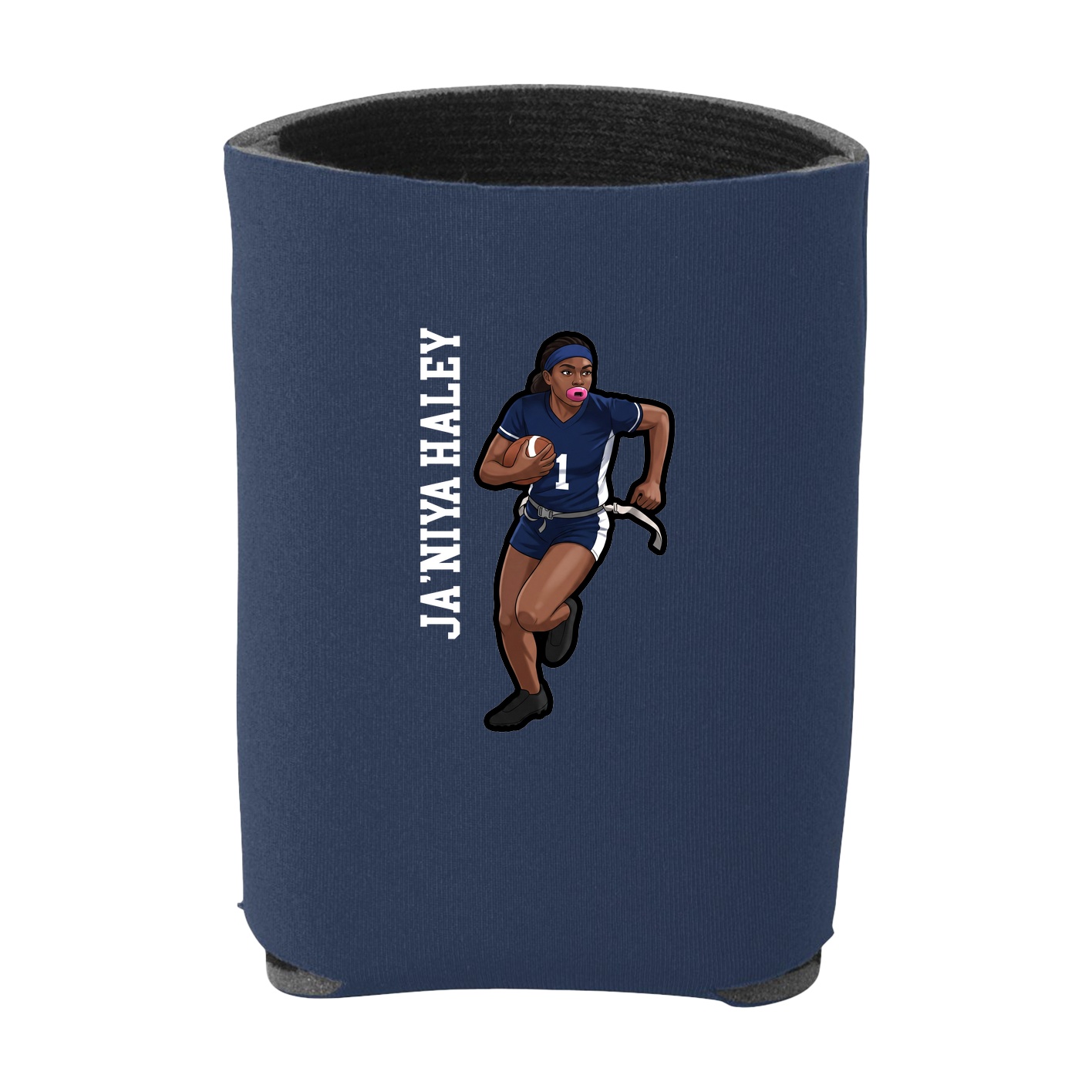 Can Holder — Name Vertical in Navy