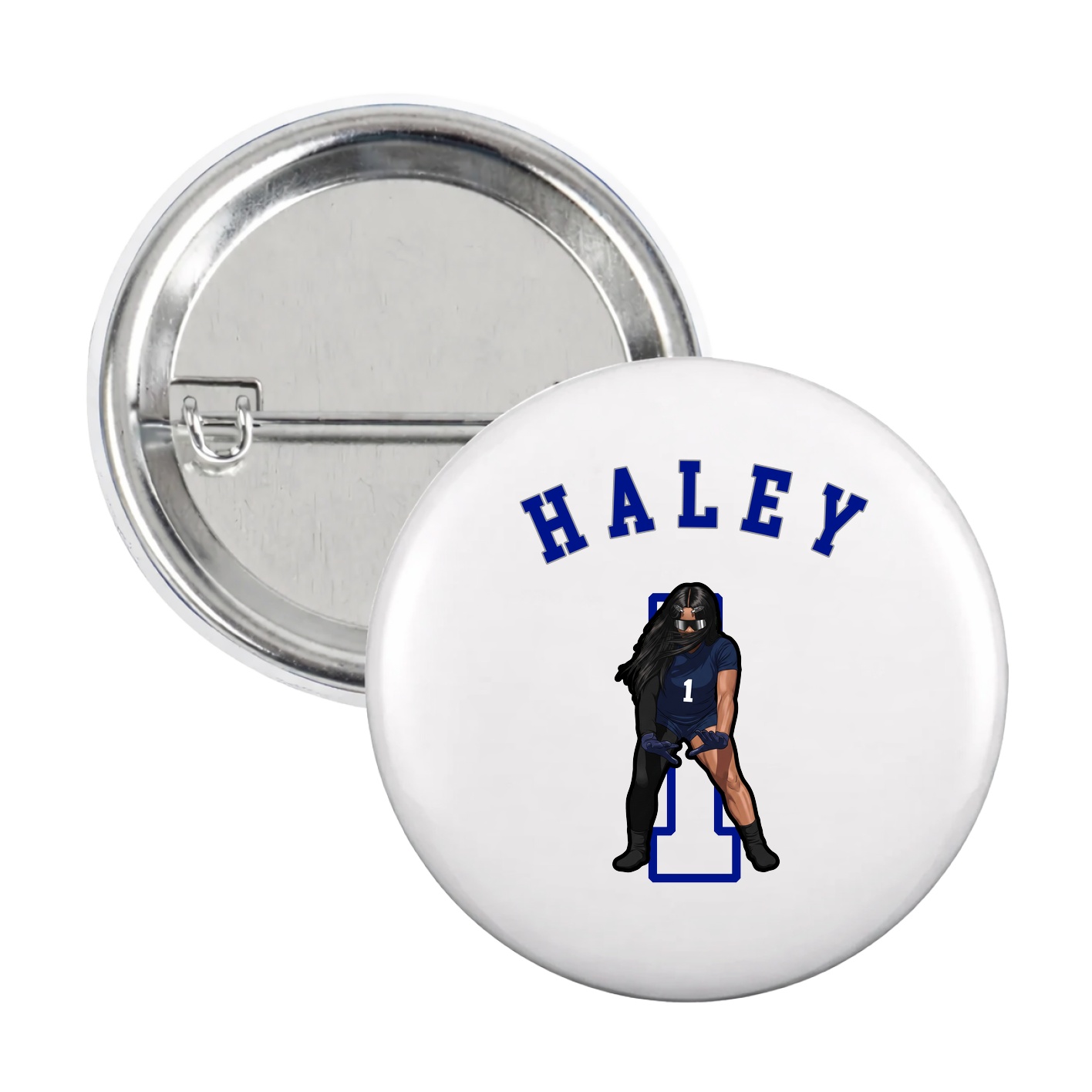 Game Day Button — Shirsey Arch in White