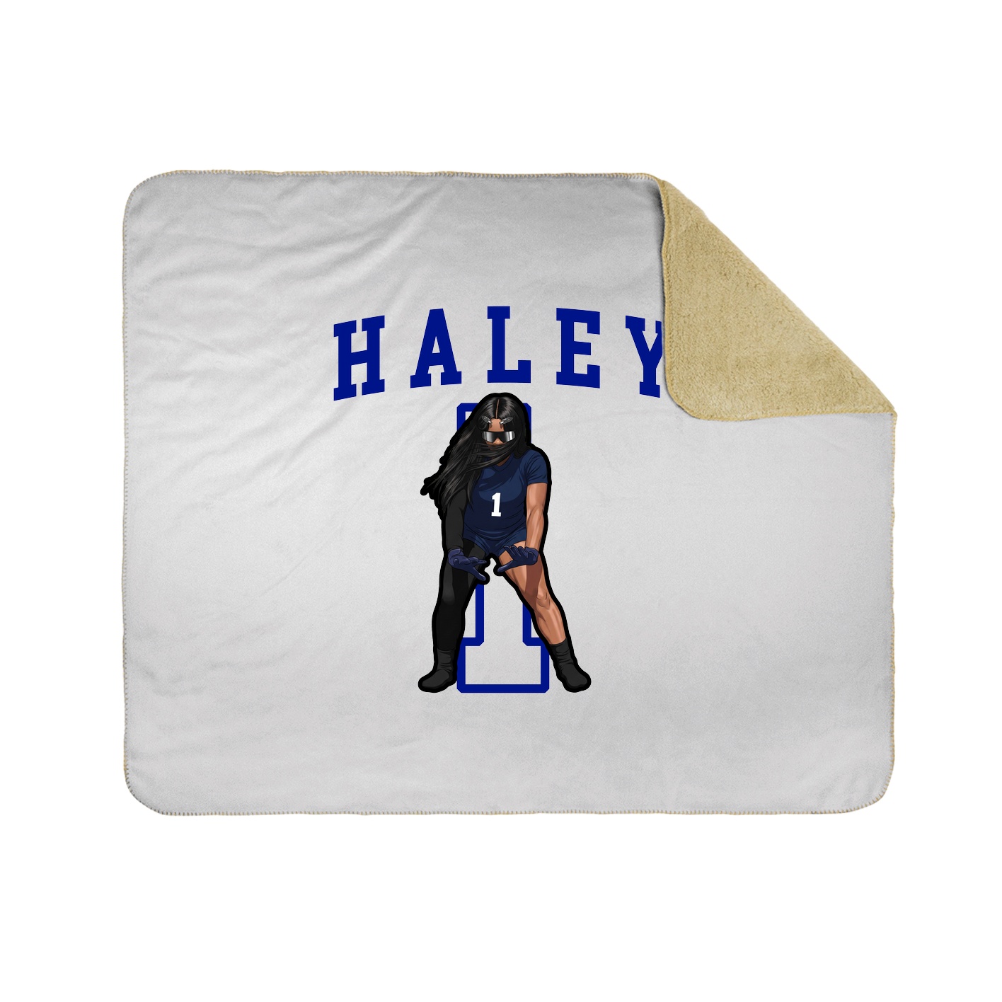 50x60 Sherpa Lined Throw Blanket