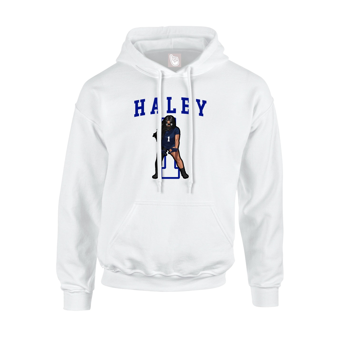 Hoodie — Shirsey in White