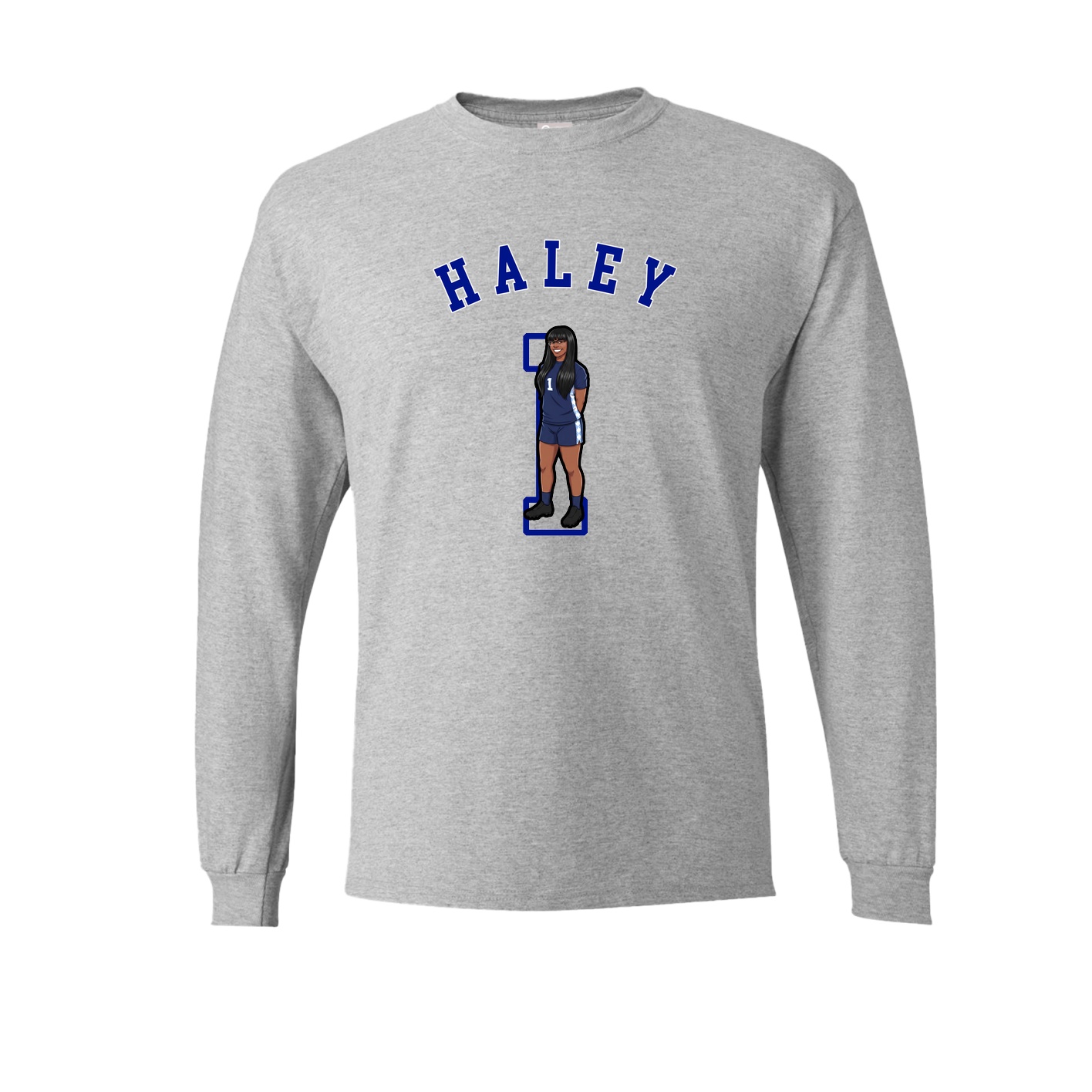 Long Sleeve Tee — Shirsey Arch in Grey