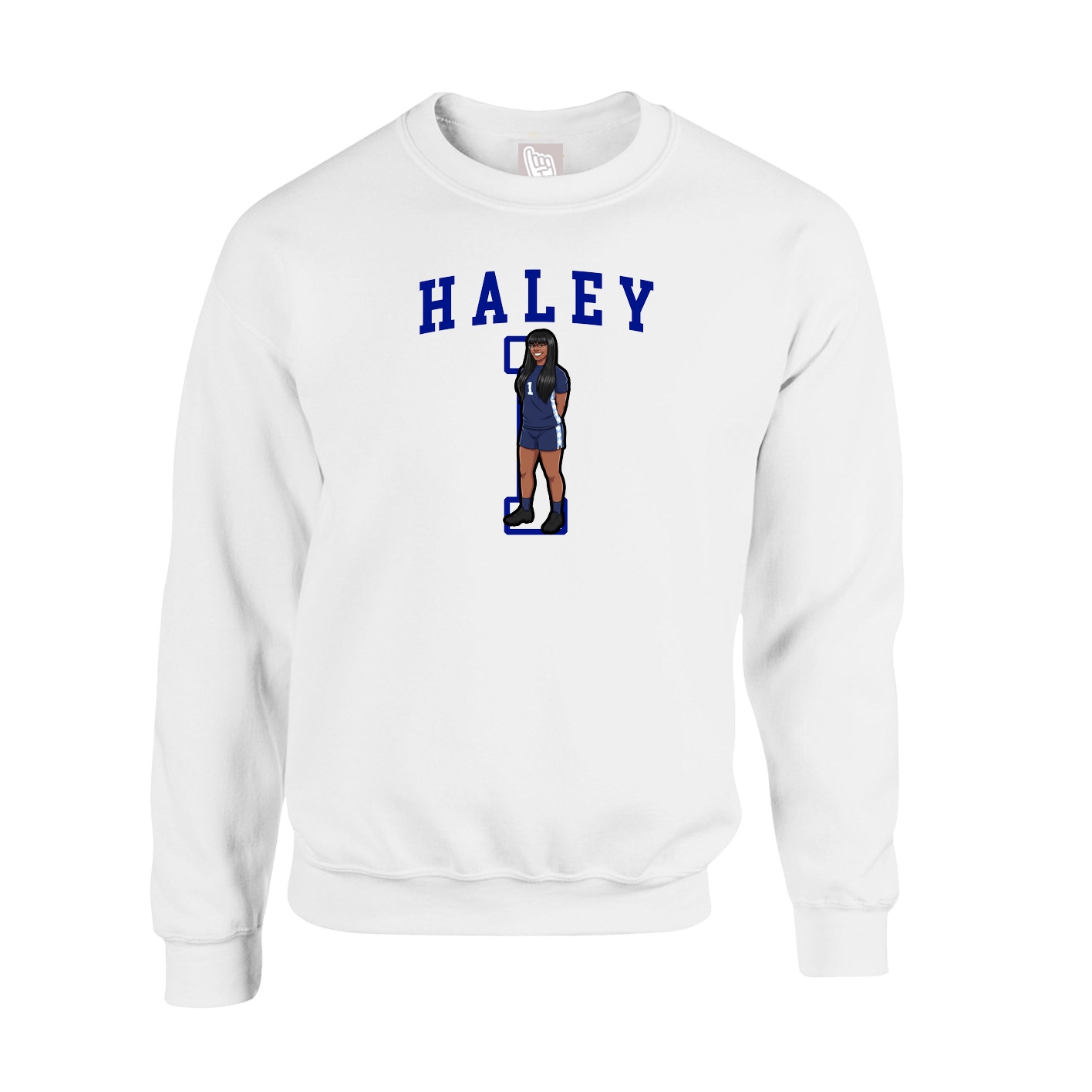 Fleece Crew — Shirsey in White