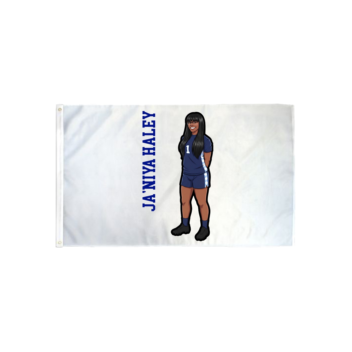 3x5 Flag — Name Vertical in Classic