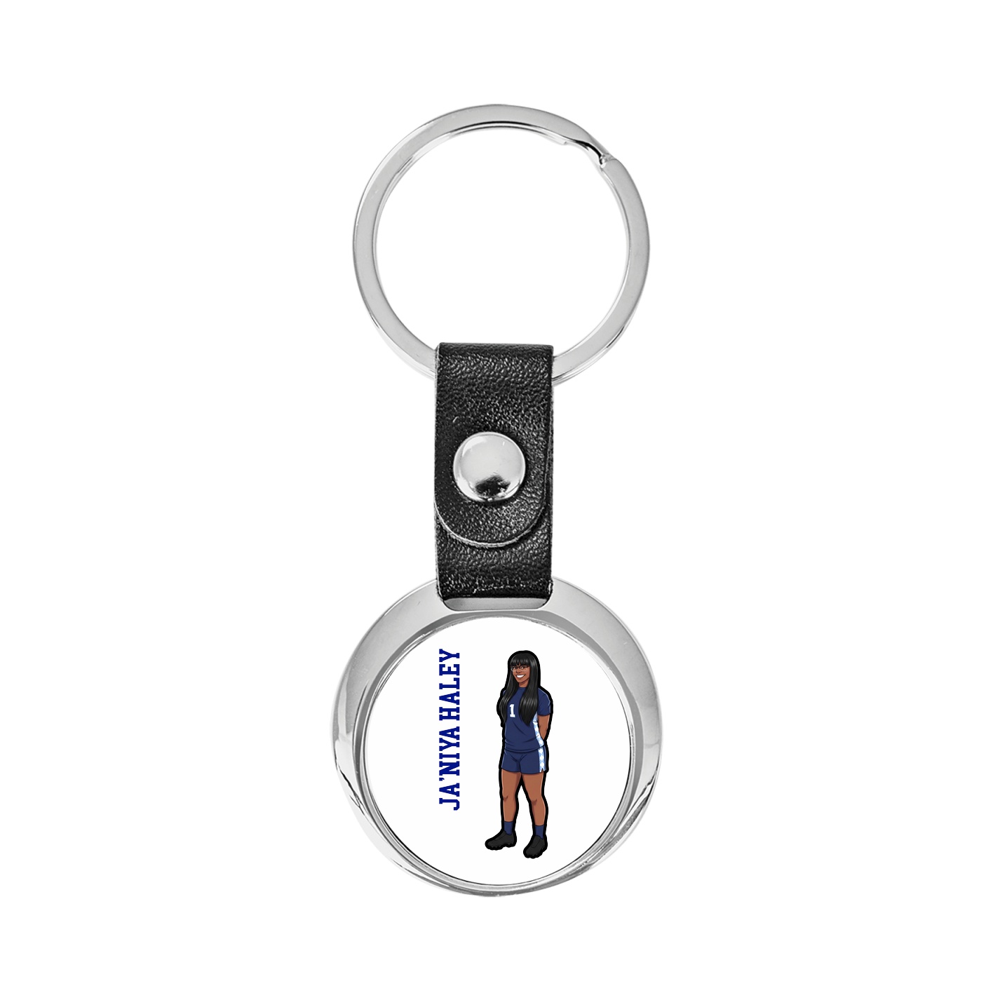 Key Chain — Name Vertical in Classic
