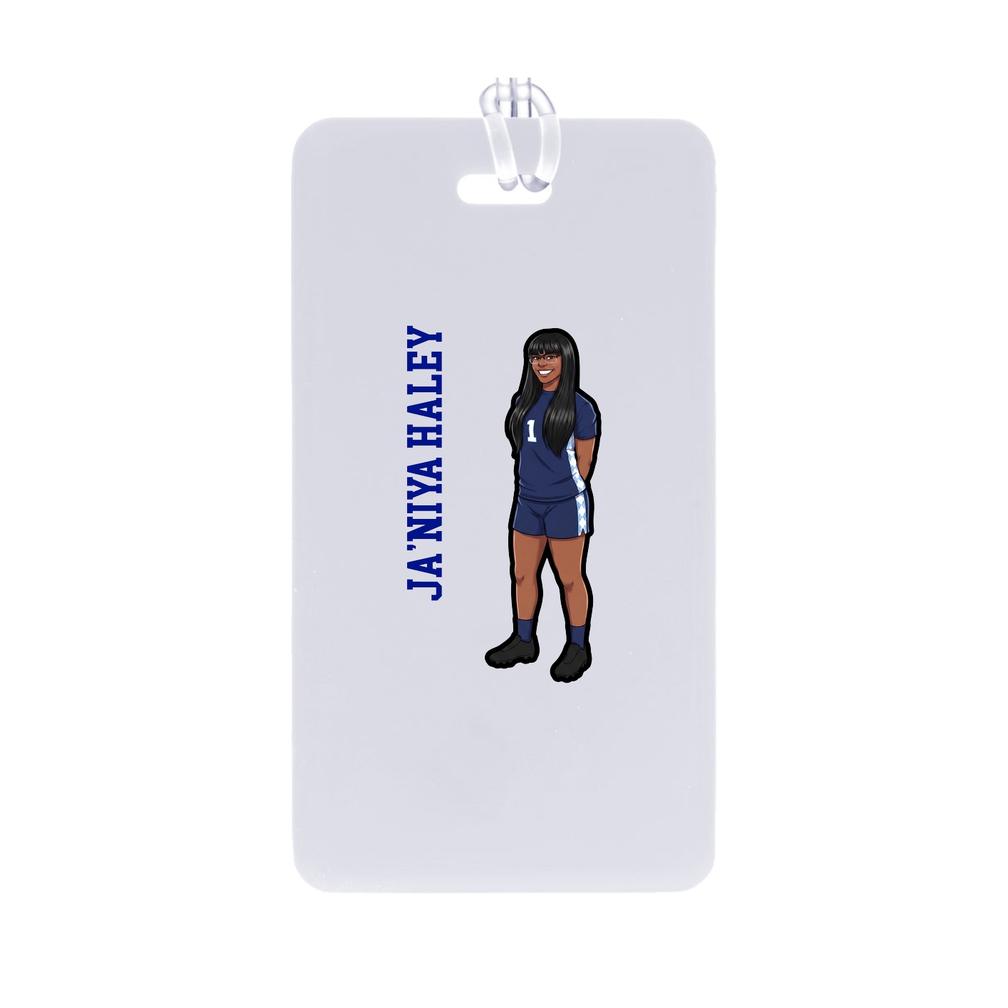 Bag Tag — Name Vertical in Classic