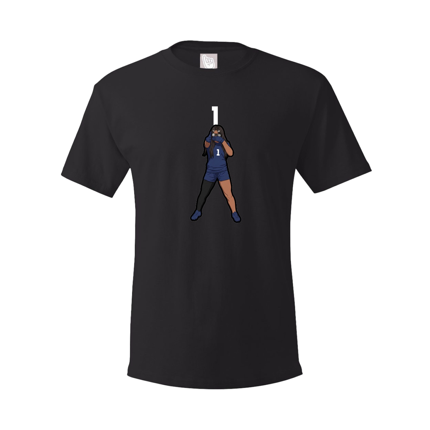 Tee — Number Top in Black