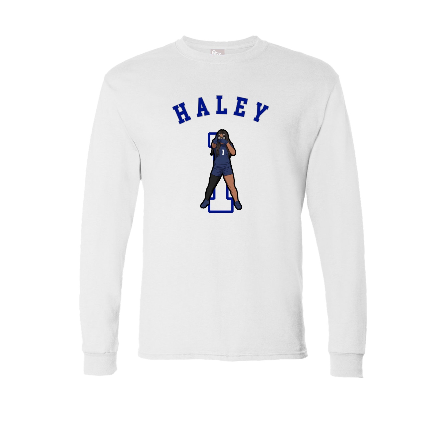 Long Sleeve Tee — Shirsey Arch in White
