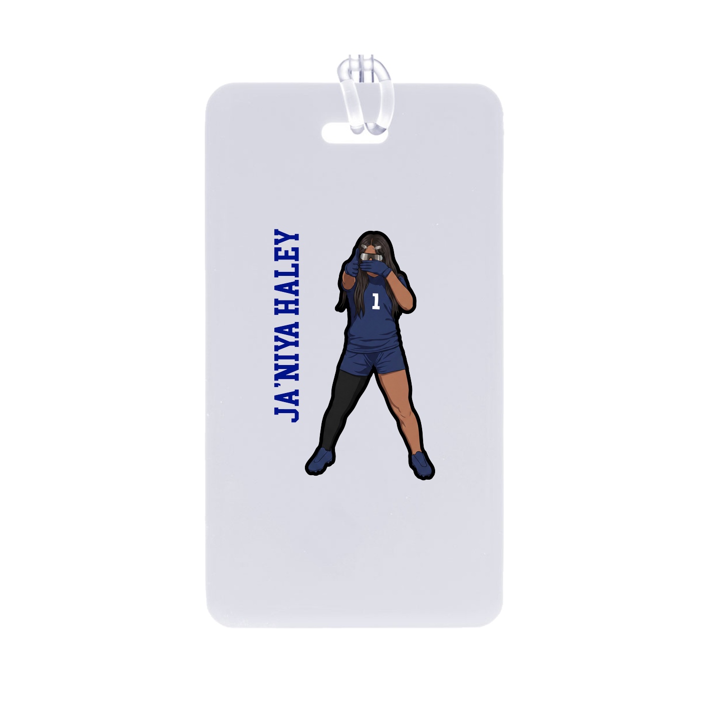 Bag Tag — Name Vertical in Classic