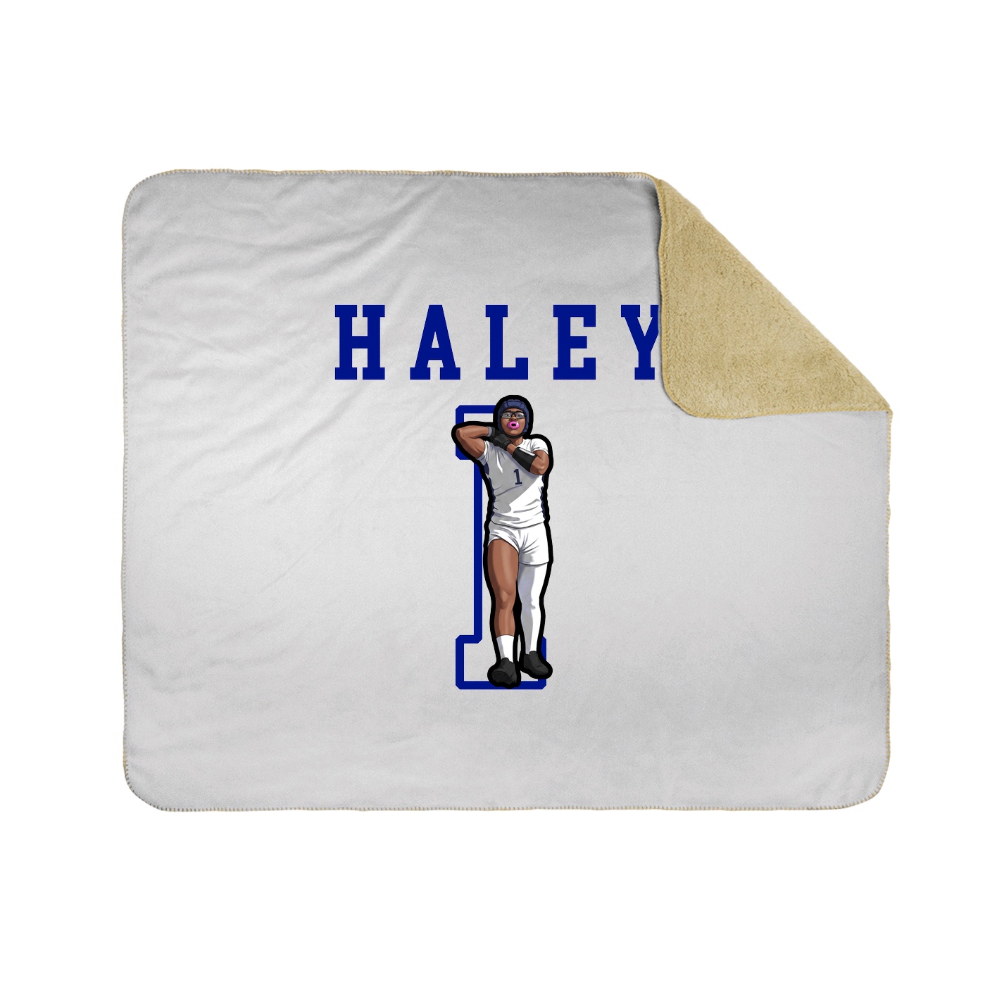 Throw Blanket — Shirsey in White