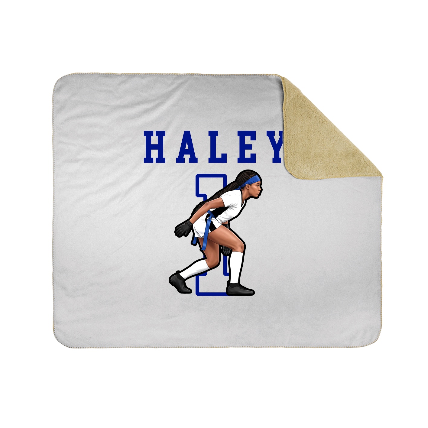 Throw Blanket — Shirsey in White