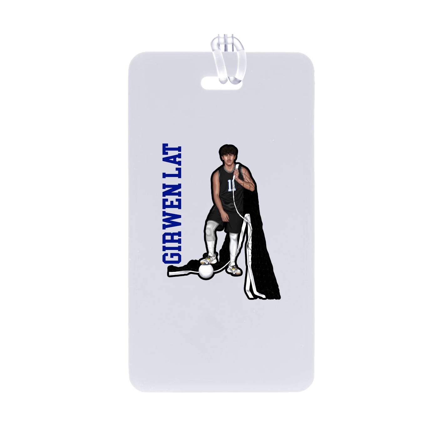 Bag Tag — Name Vertical in Classic