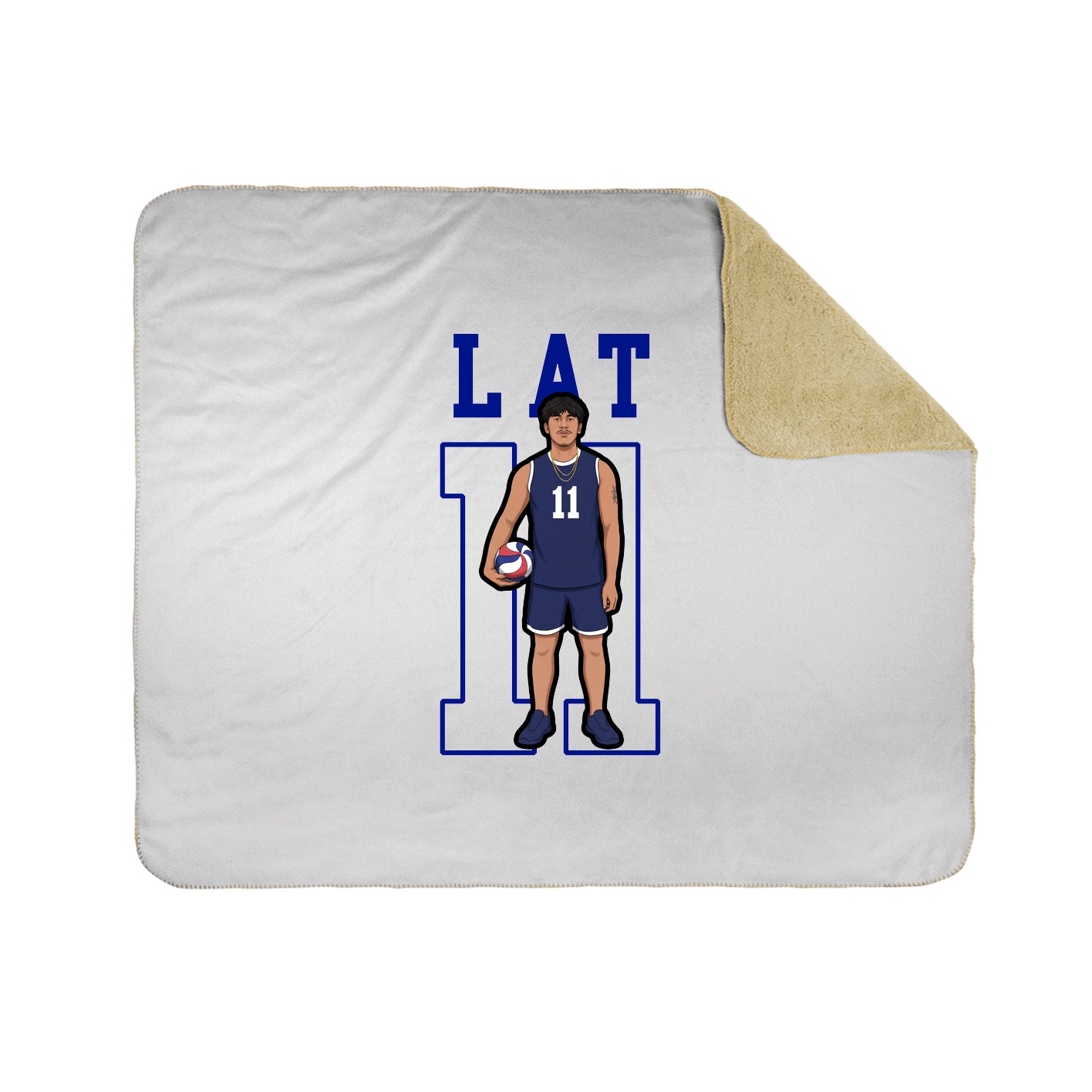 Throw Blanket — Shirsey in White