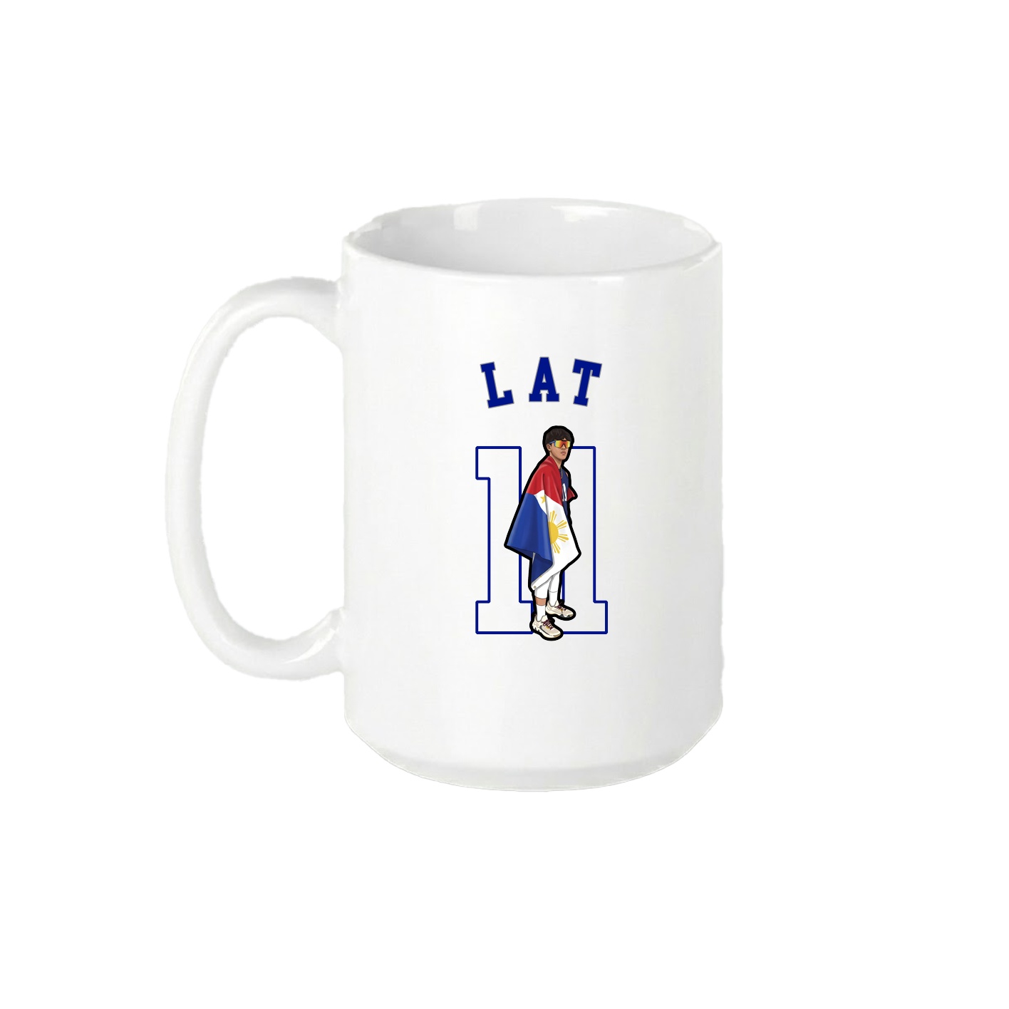15oz Coffee Mug — Shirsey Arch in White