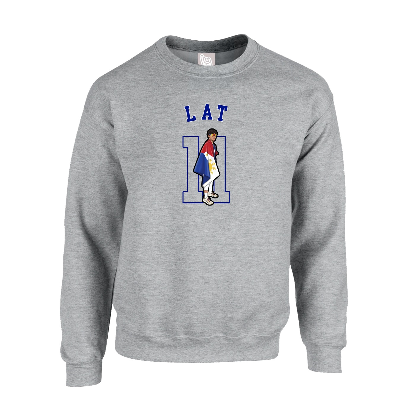 Fleece Crew — Shirsey Arch in Grey