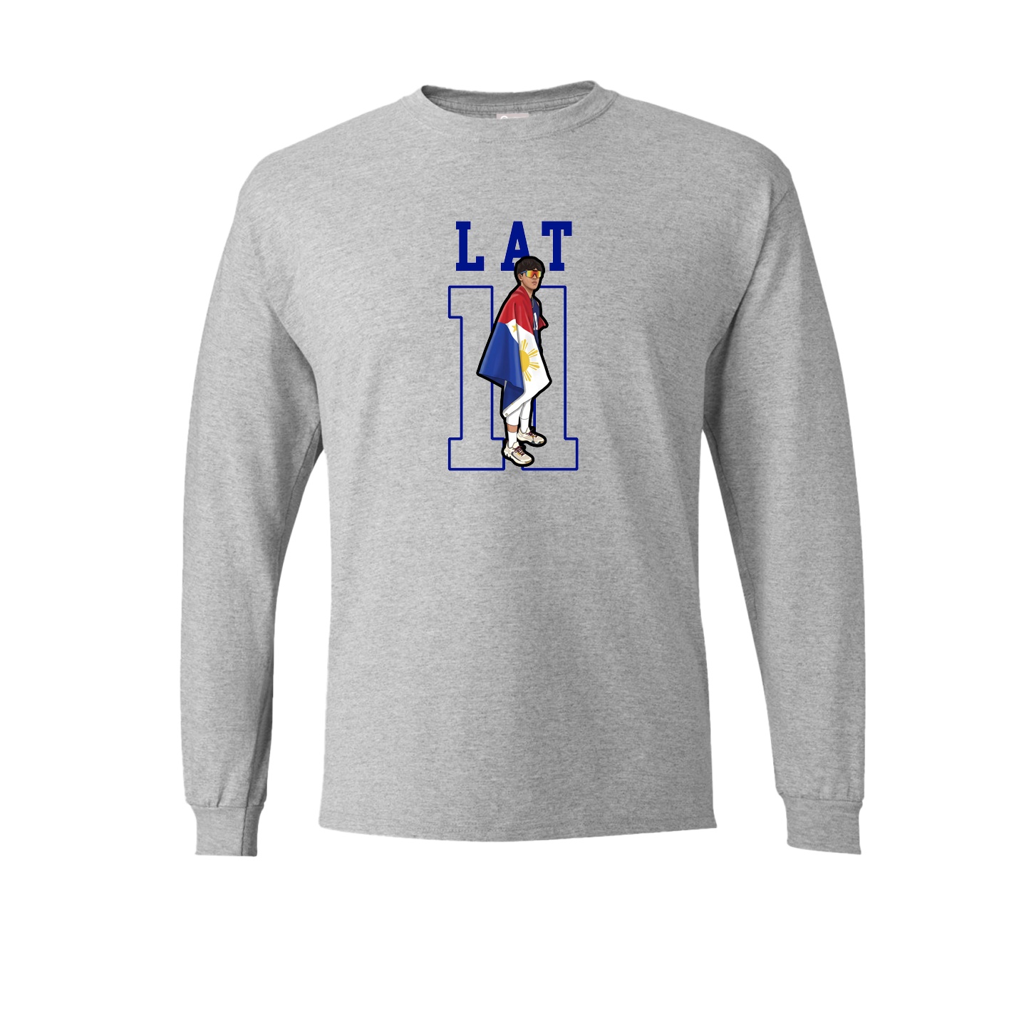 Long Sleeve Tee — Shirsey in Grey