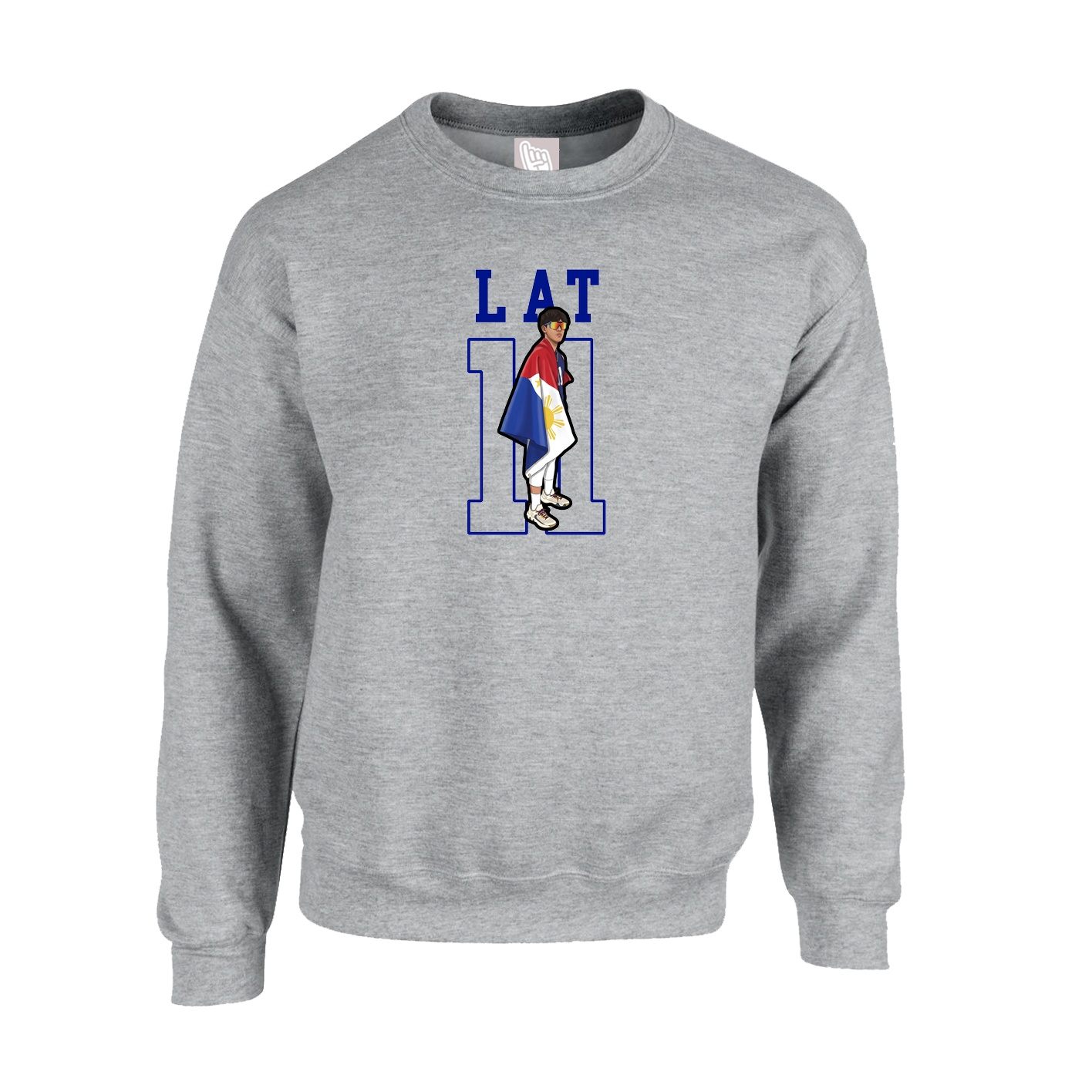Fleece Crew — Shirsey in Grey