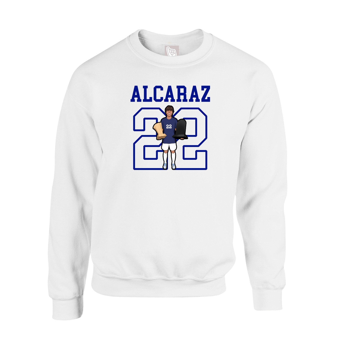 Fleece Crew — Shirsey in White