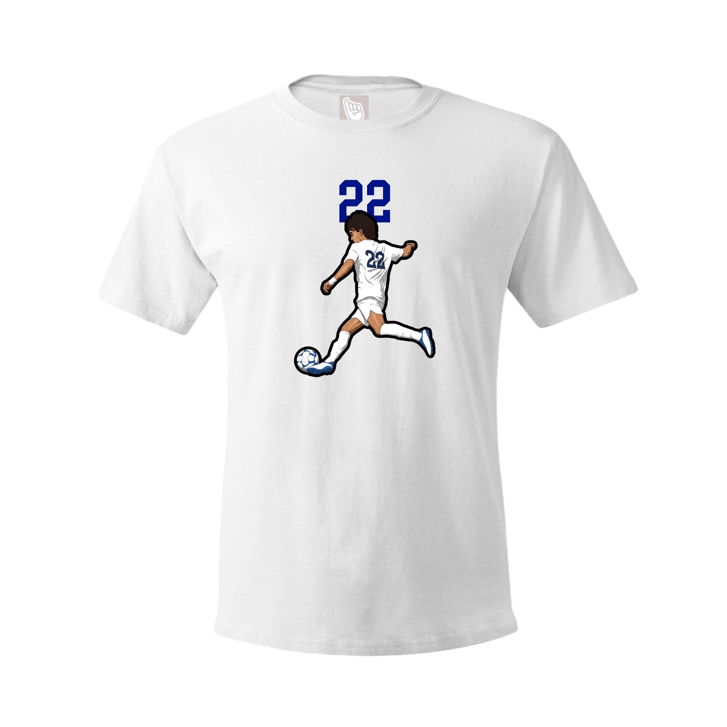 Tee — Number Top in White