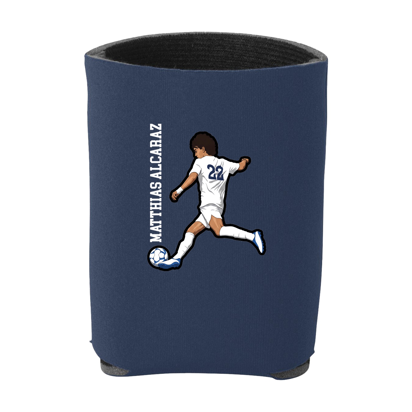 Can Holder — Name Vertical in Navy