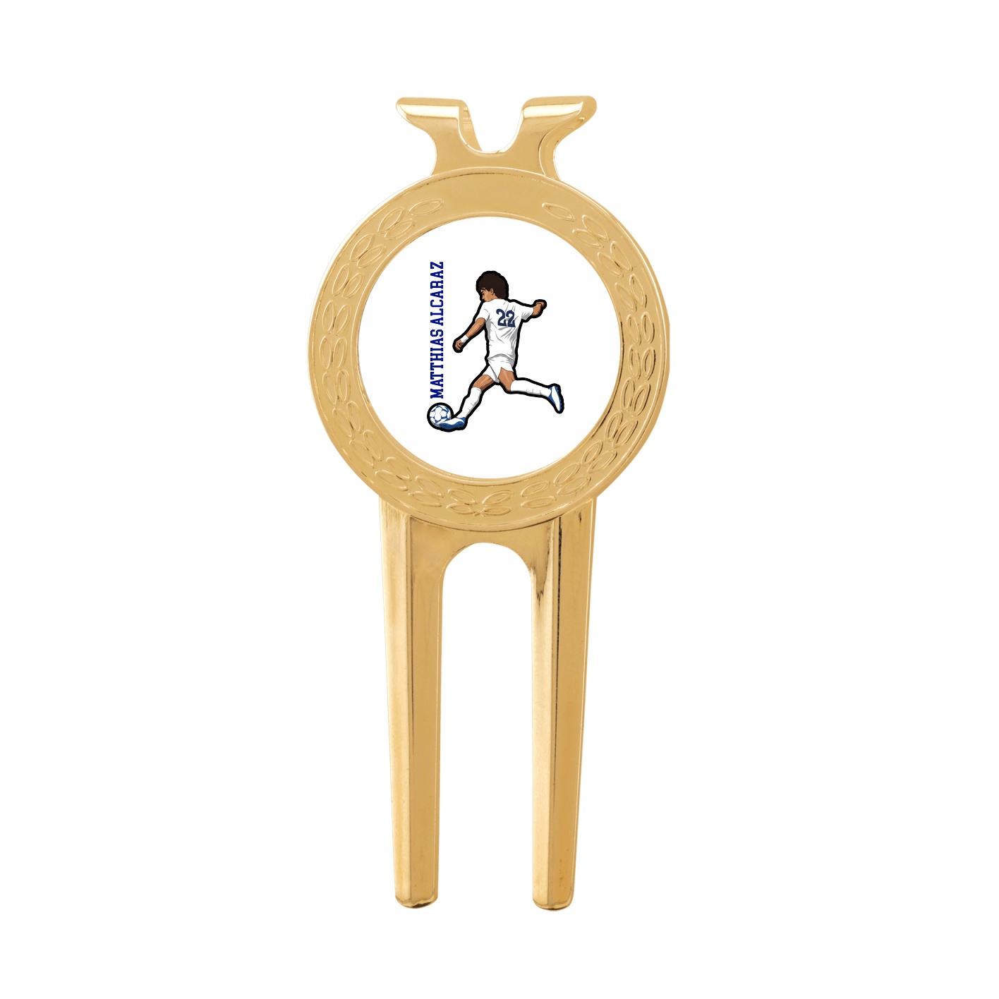 Divot Tool with Ball Marker — Name Vertical in Classic