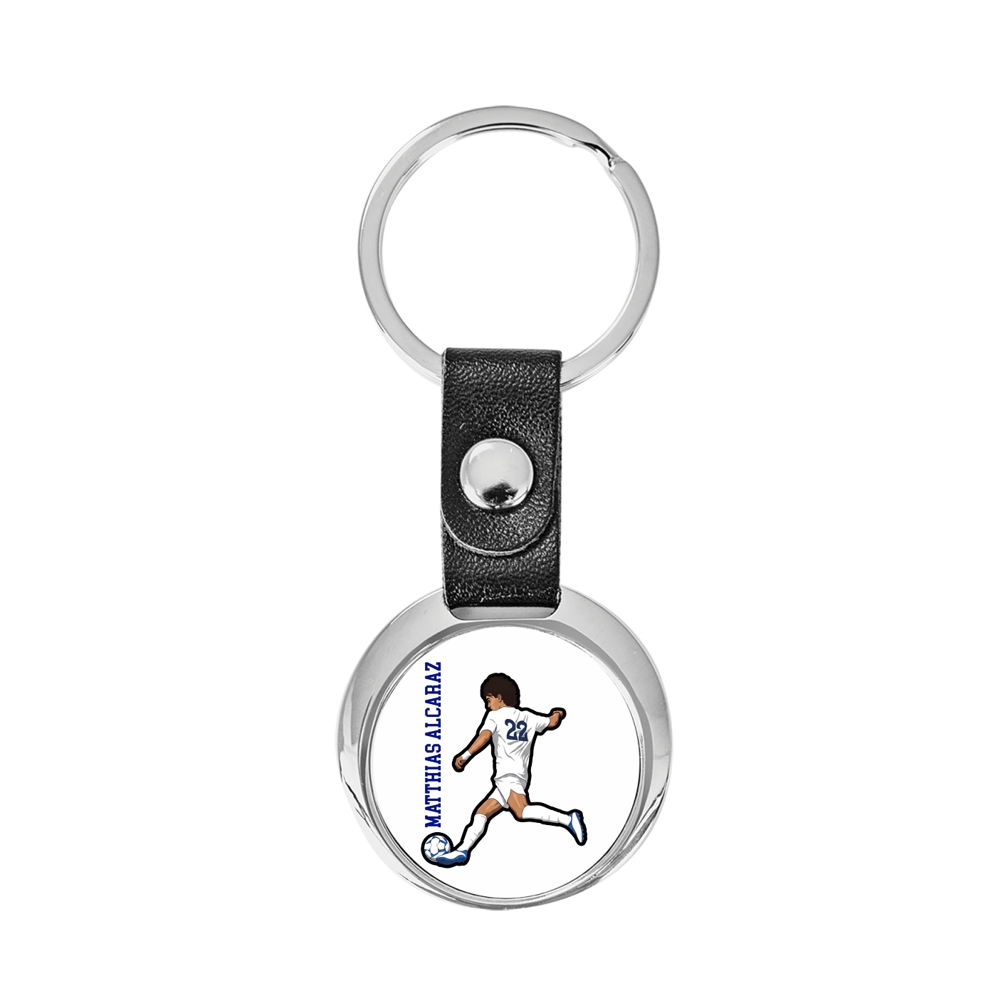 Key Chain — Name Vertical in Classic