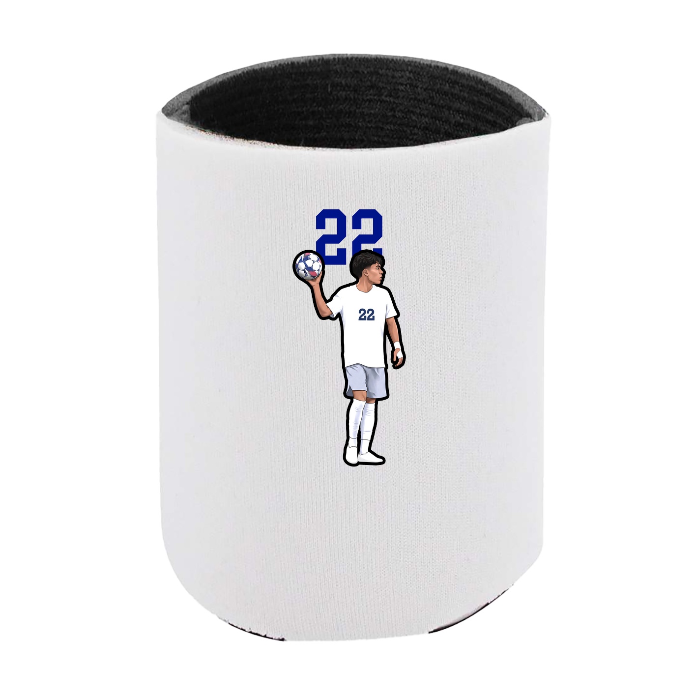 Can Holder — Number Top in White