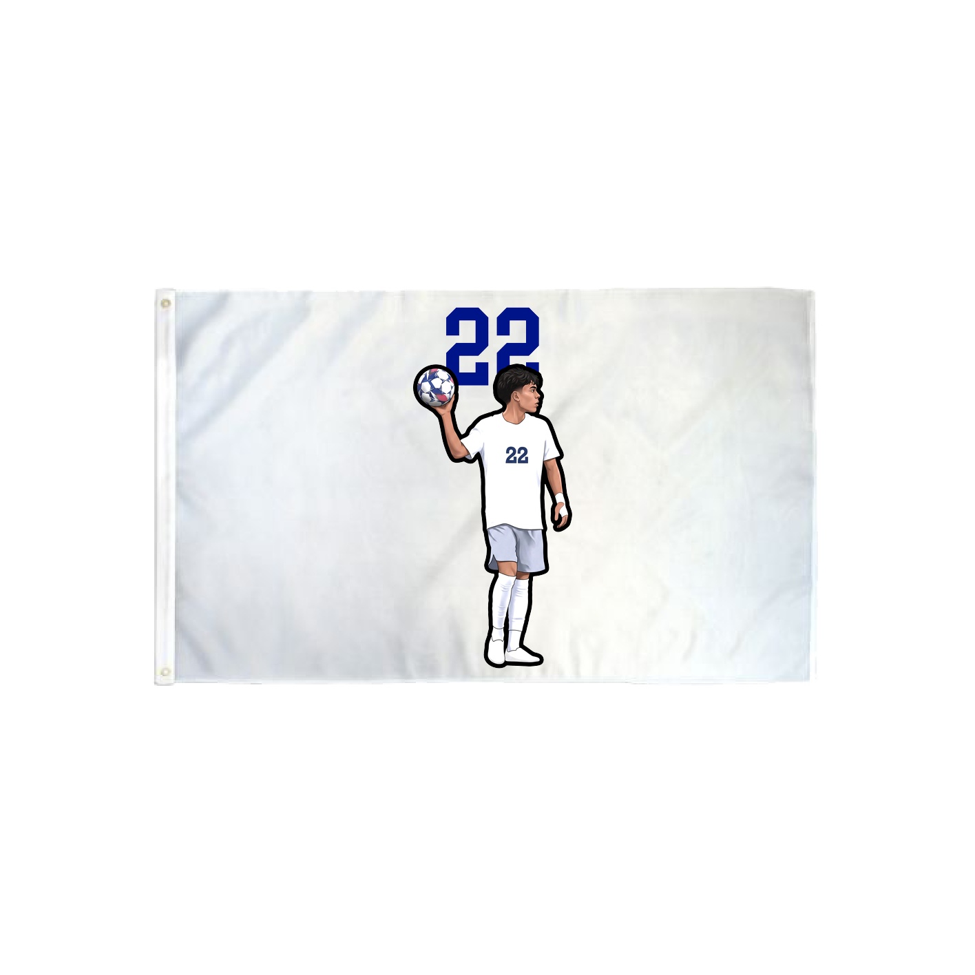 3x5 Flag — Number Top in Classic