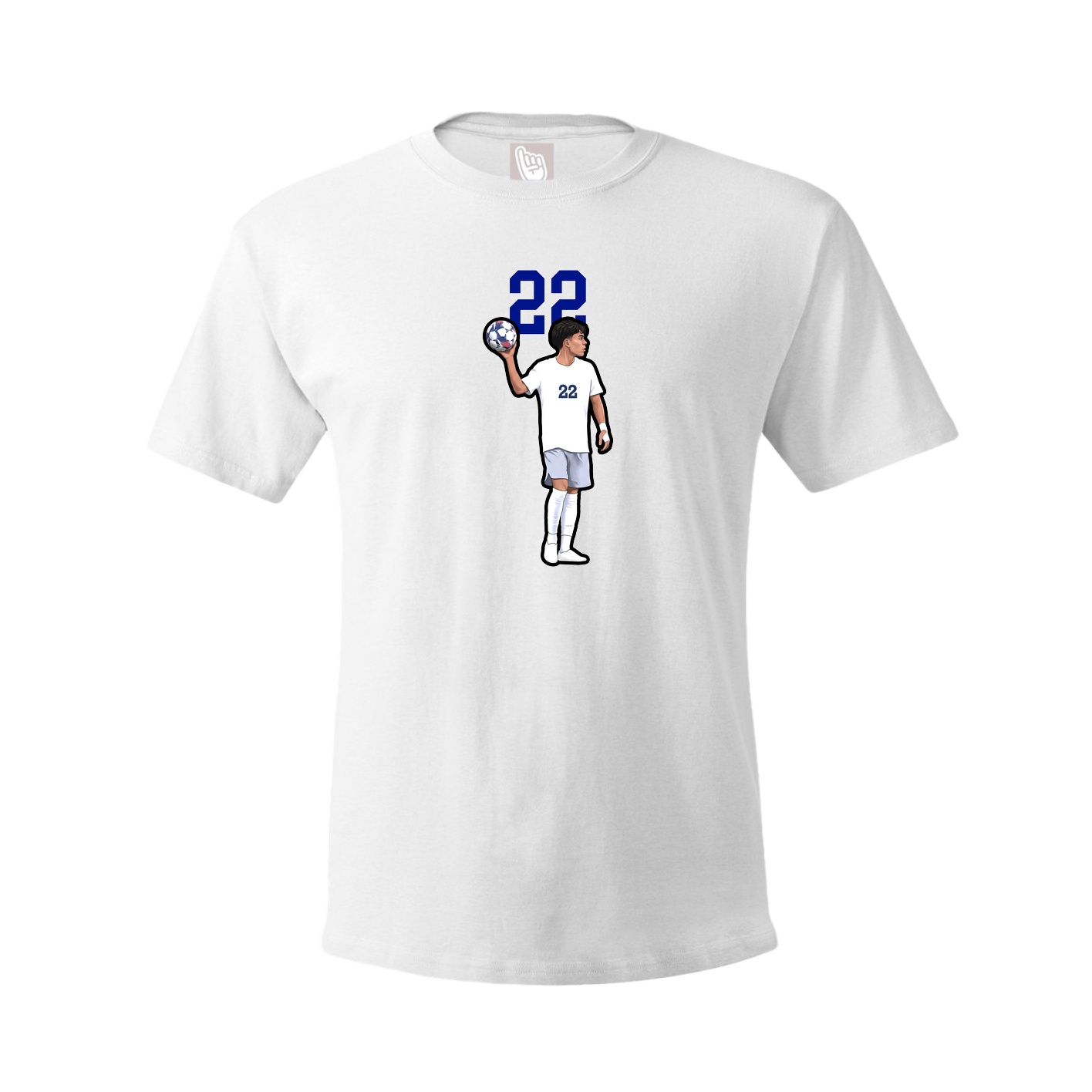 Tee — Number Top in White