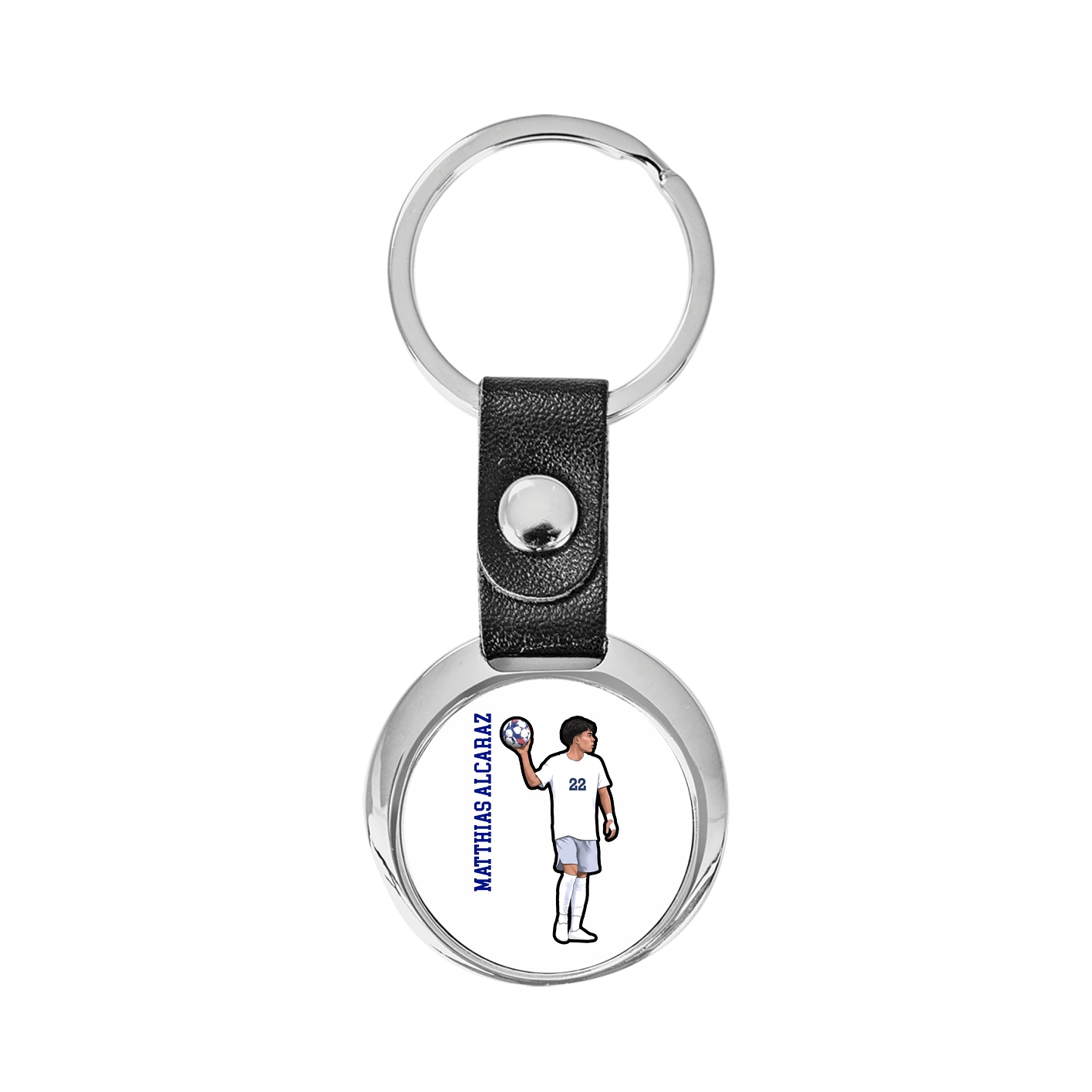 Key Chain — Name Vertical in Classic