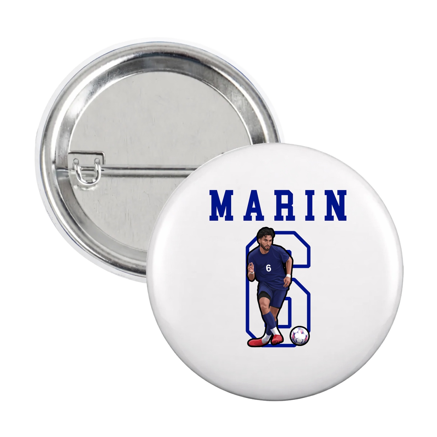 Game Day Button — Shirsey in White