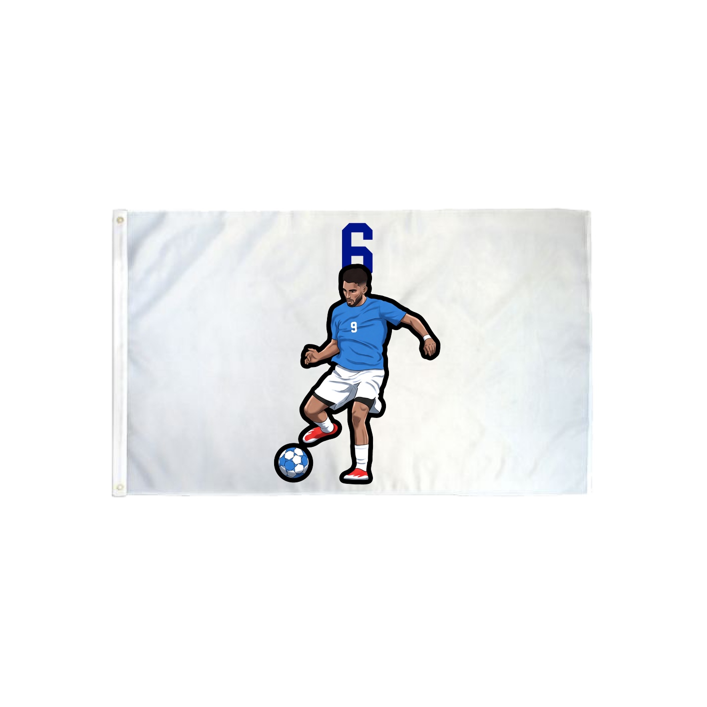 3x5 Flag — Number Top in Classic