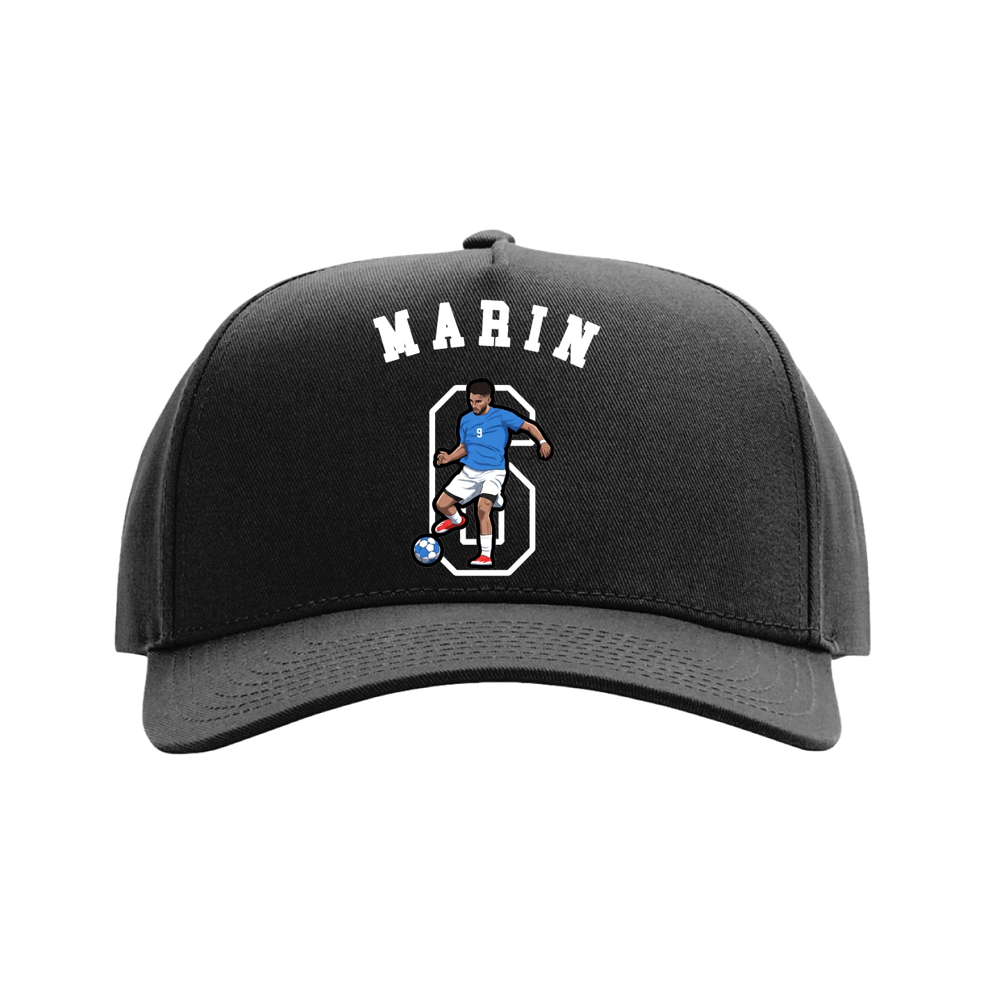Full Fabric Five-Panel Champ Cap