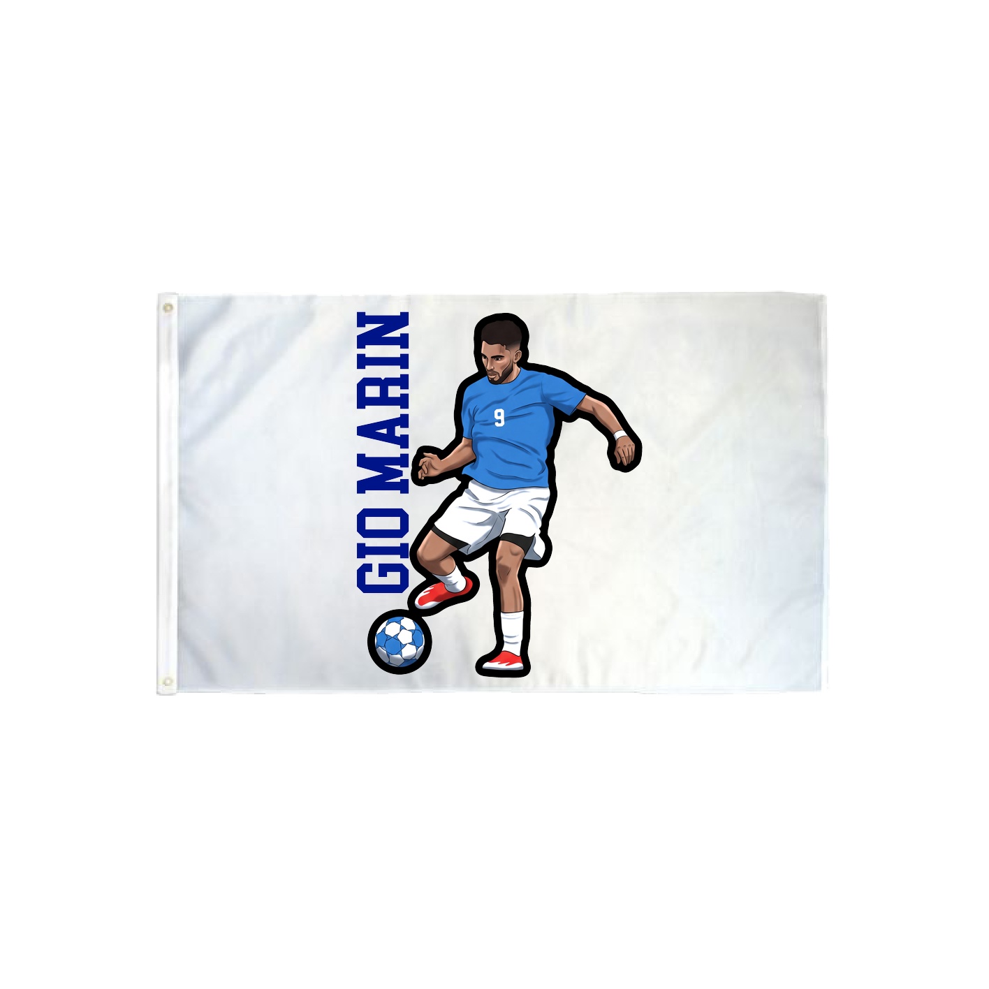 3x5 Flag — Name Vertical in Classic