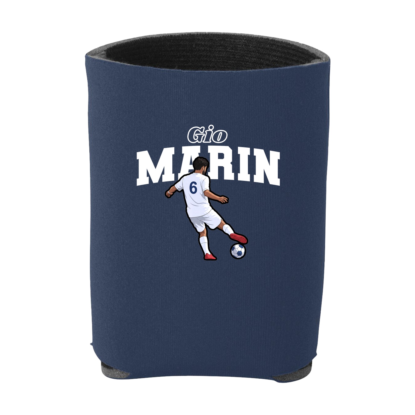 Can Holder — Name Arch in Navy
