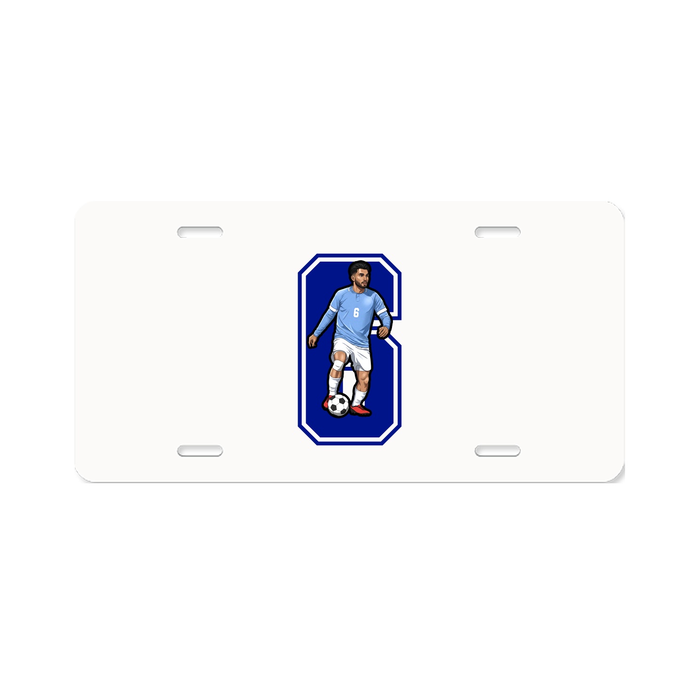 License Plate — Number in Classic