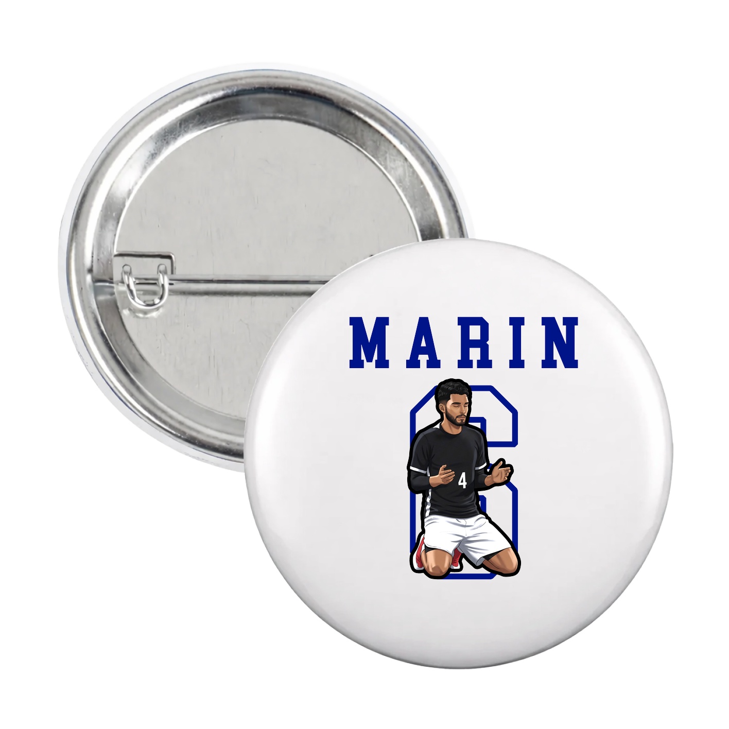 Game Day Button — Shirsey in White