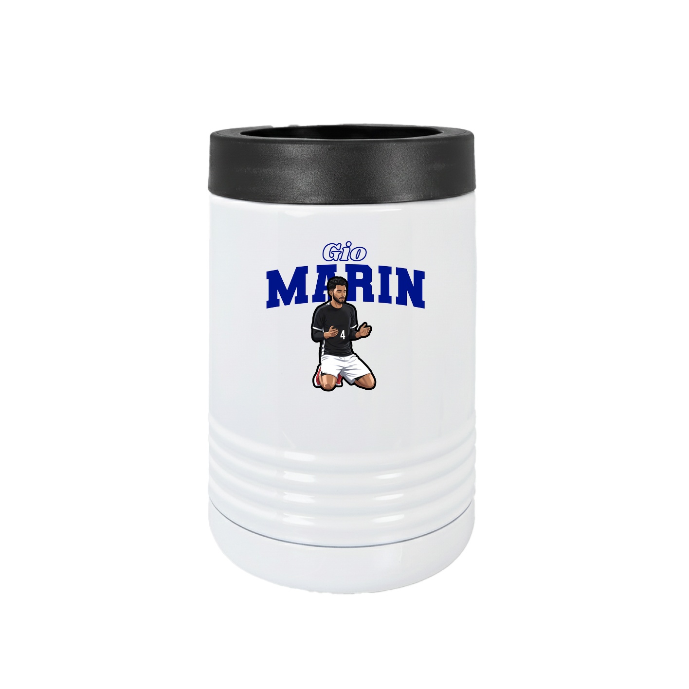 Beverage Holder — Name Arch in White