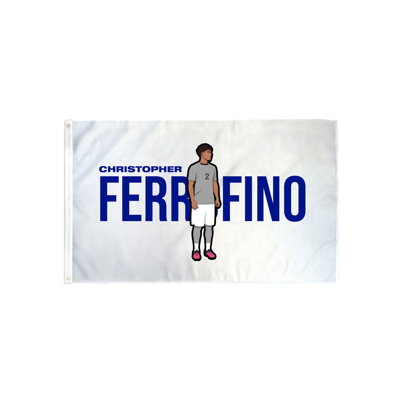 3x5 Flag — Player Name in Classic