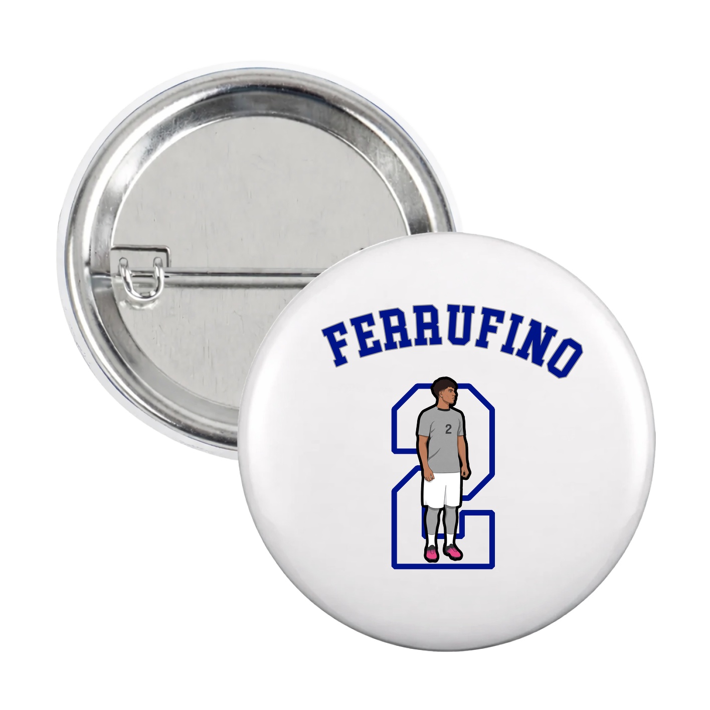 Game Day Button — Shirsey Arch in White