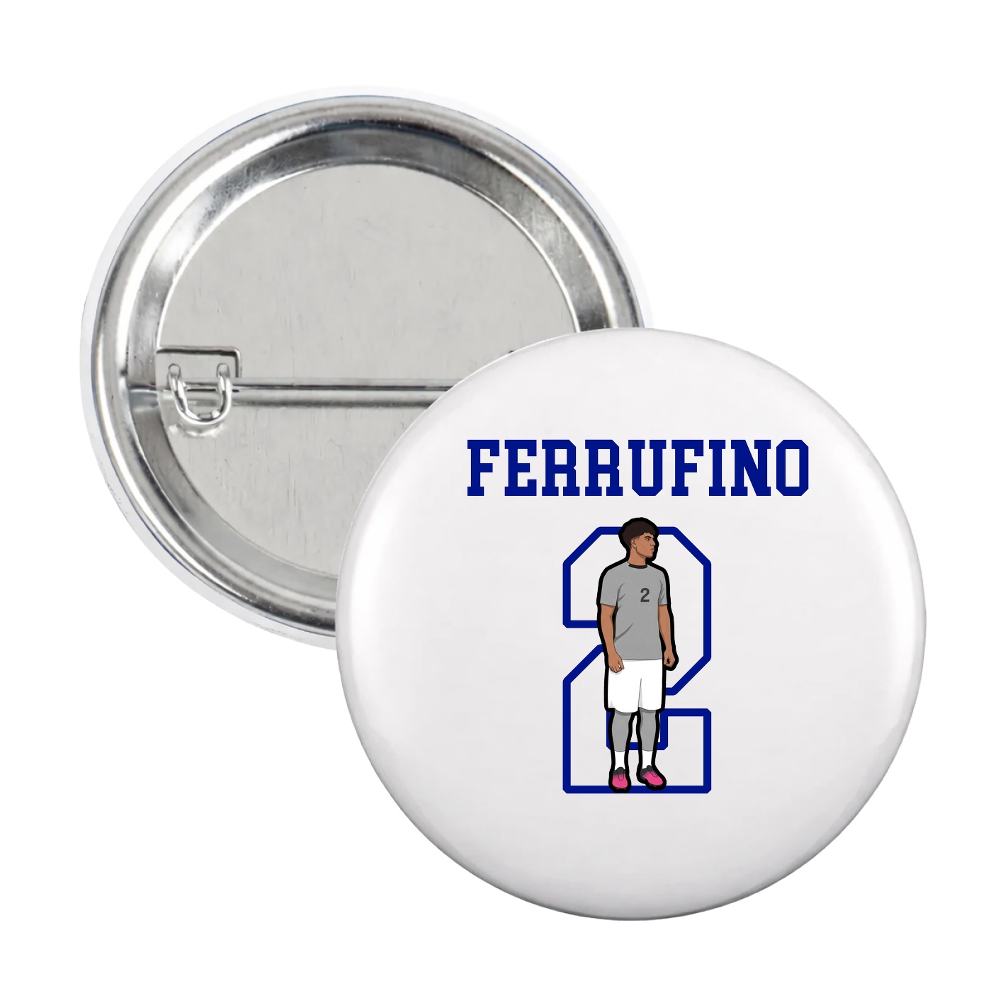 Game Day Button — Shirsey in White