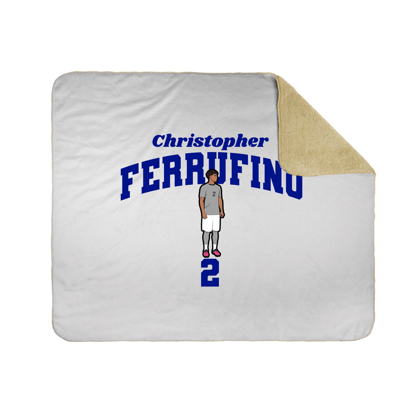 Throw Blanket — Signature Arch in White