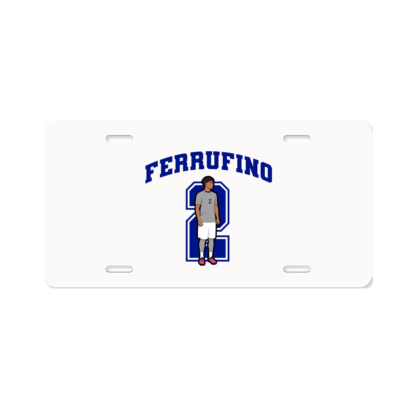License Plate — Number in Classic