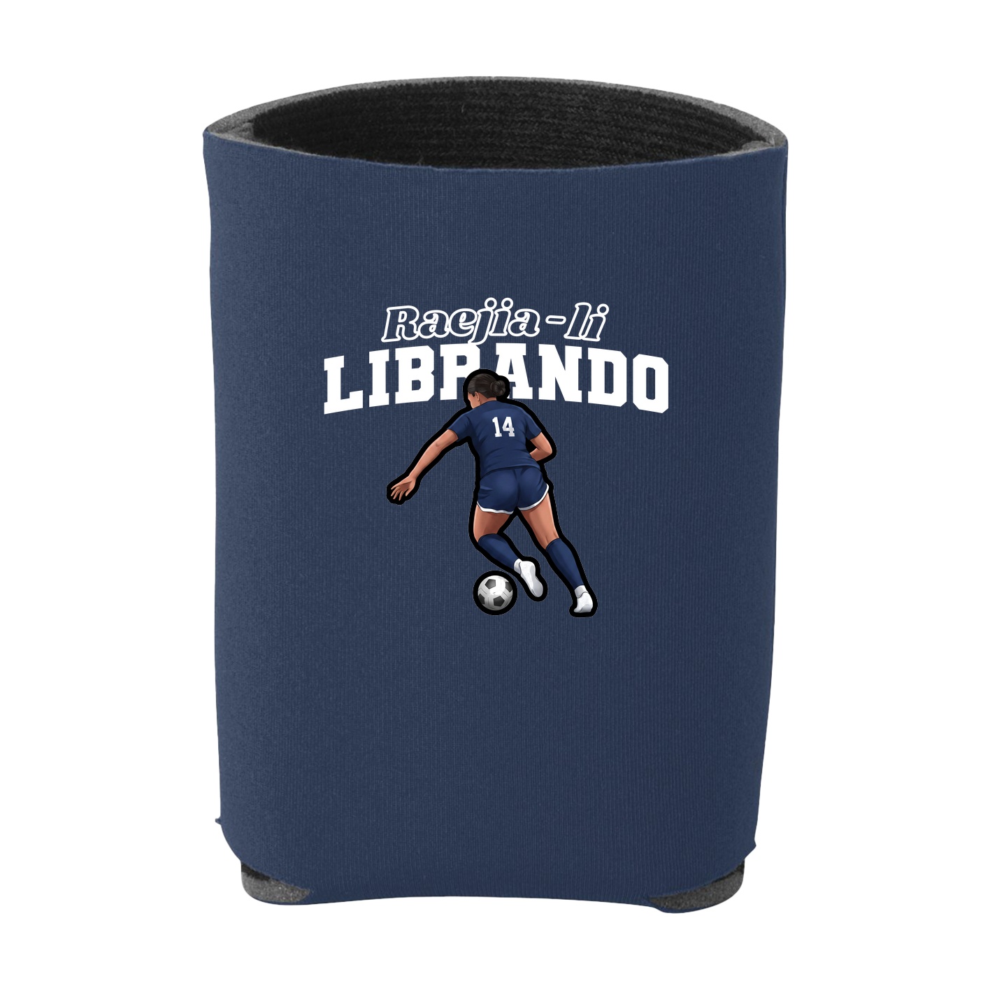 Can Holder — Name Arch in Navy
