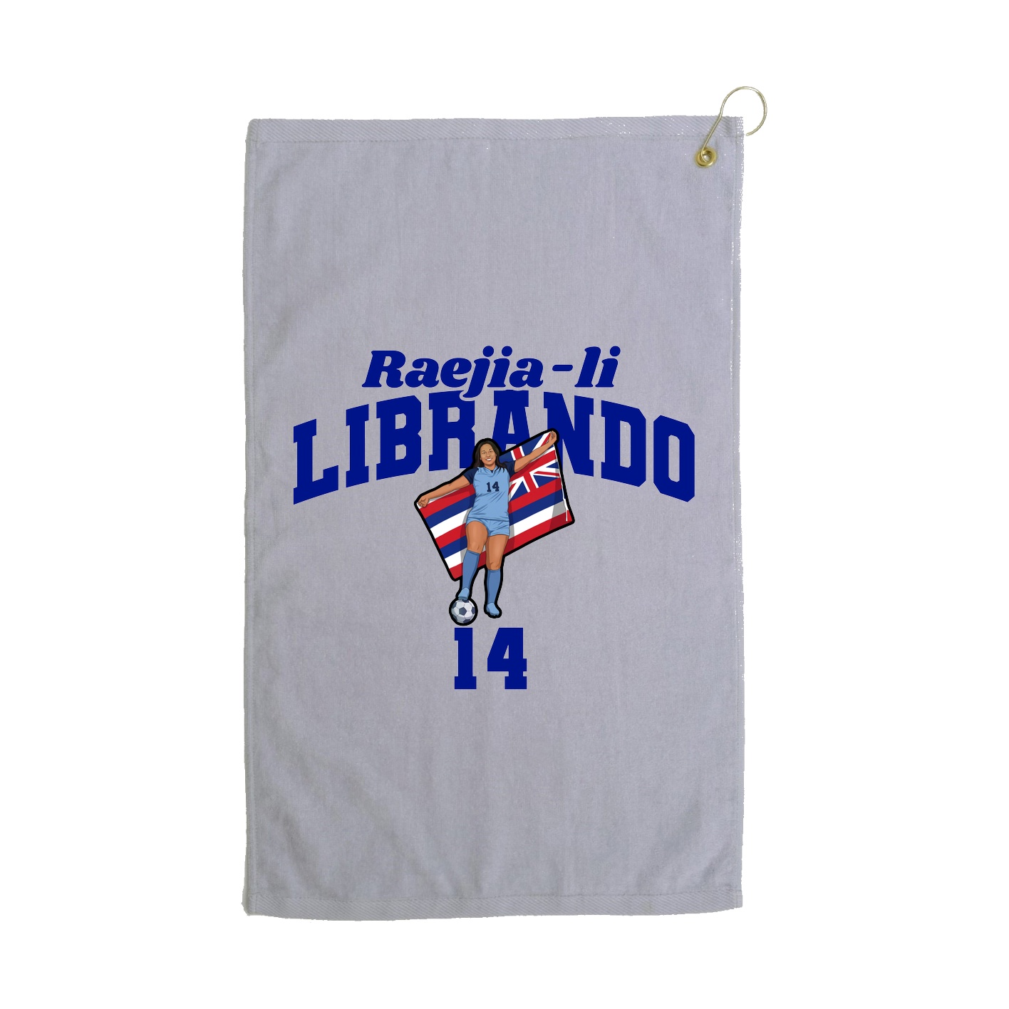 Golf Towel — Signature Arch in Grey
