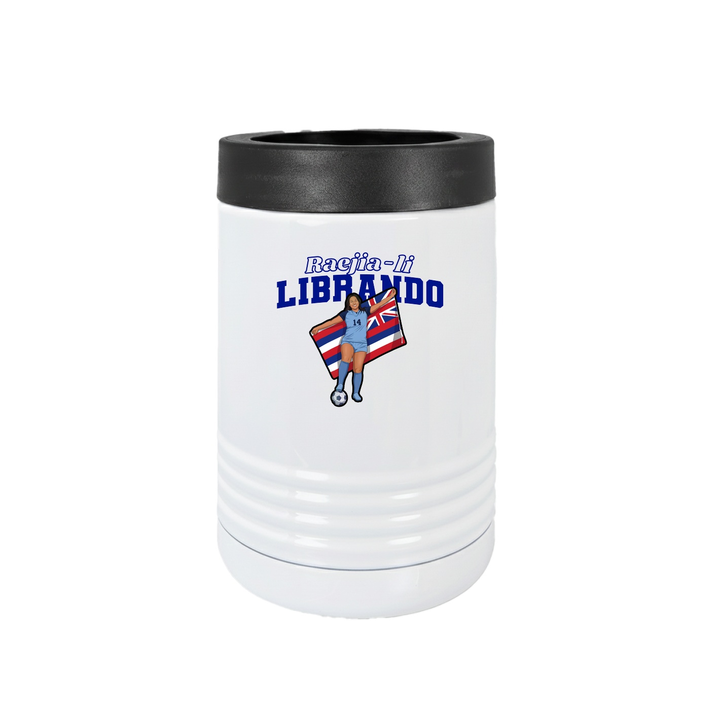Beverage Holder — Name Arch in White